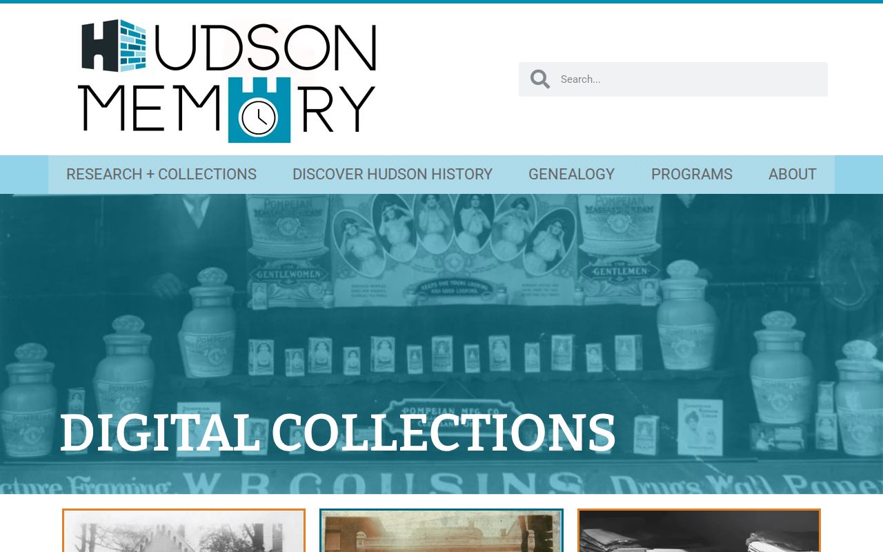 Hudson city directory companion source in Hudson Memory digital collections